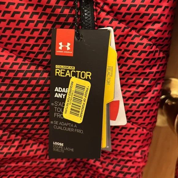 Youth Under Armour Coldgear Reactor Full Zip Size YLG NWT